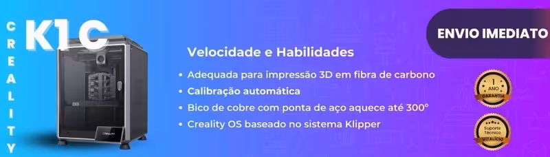 Creality k1C melhor impressora 3d profissional