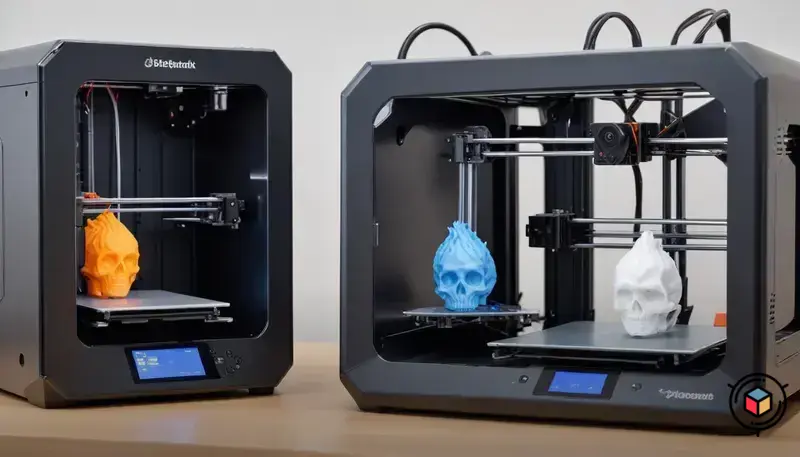 Comparativo entre modelos populares de impressoras 3D