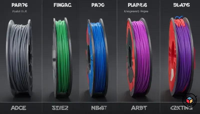 Comparativo entre o filamento ABS e outros materiais Comparativo entre o filamento ABS e outros materiais