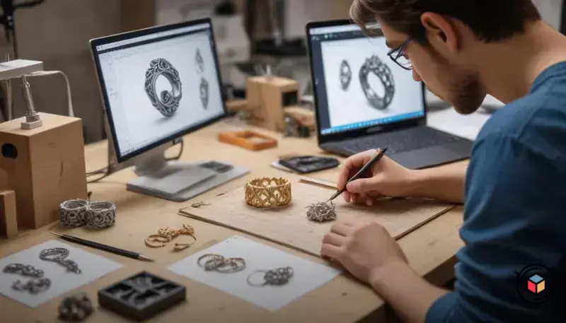 Como funciona a impressora 3d joais?